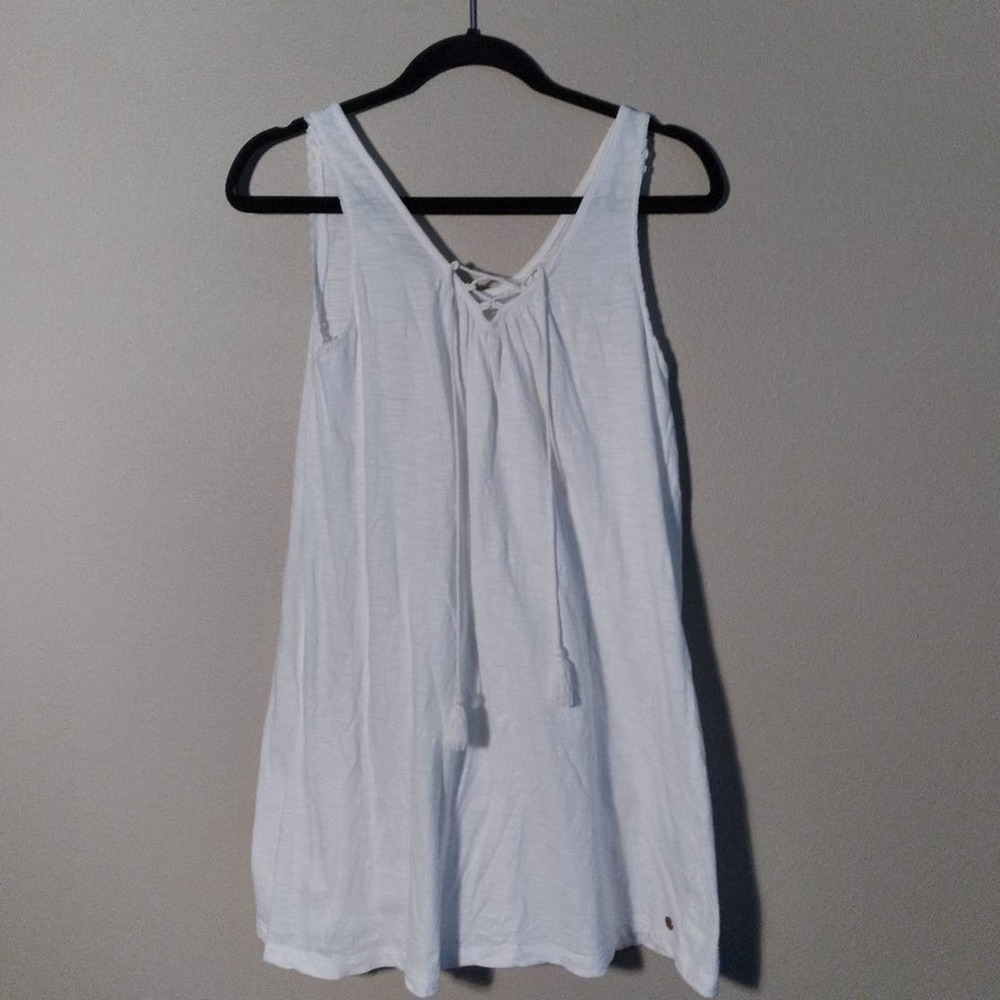 Roxy Tassel Tie Front Boho Cover Up